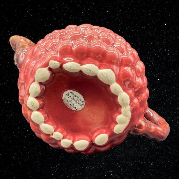 Jay Willfred Pottery Andrea By Sadek Grape Ceramic Teapot Portugal Majolica - Picture 11 of 11